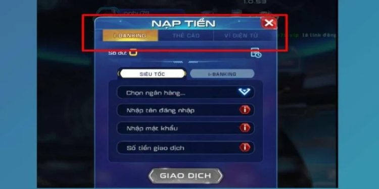 Nạp tiền Win79 nhanh chóng, tiện lợi